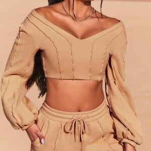 Oh Polly Cropped Sweatshirt